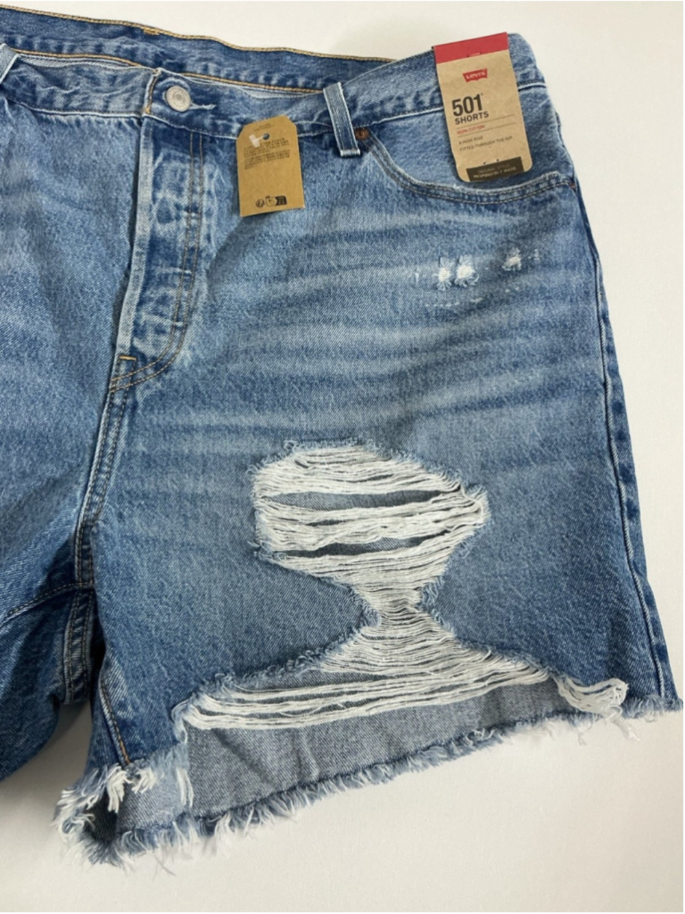 501 Levi’s shorts plus size top - Picture 3 of 9